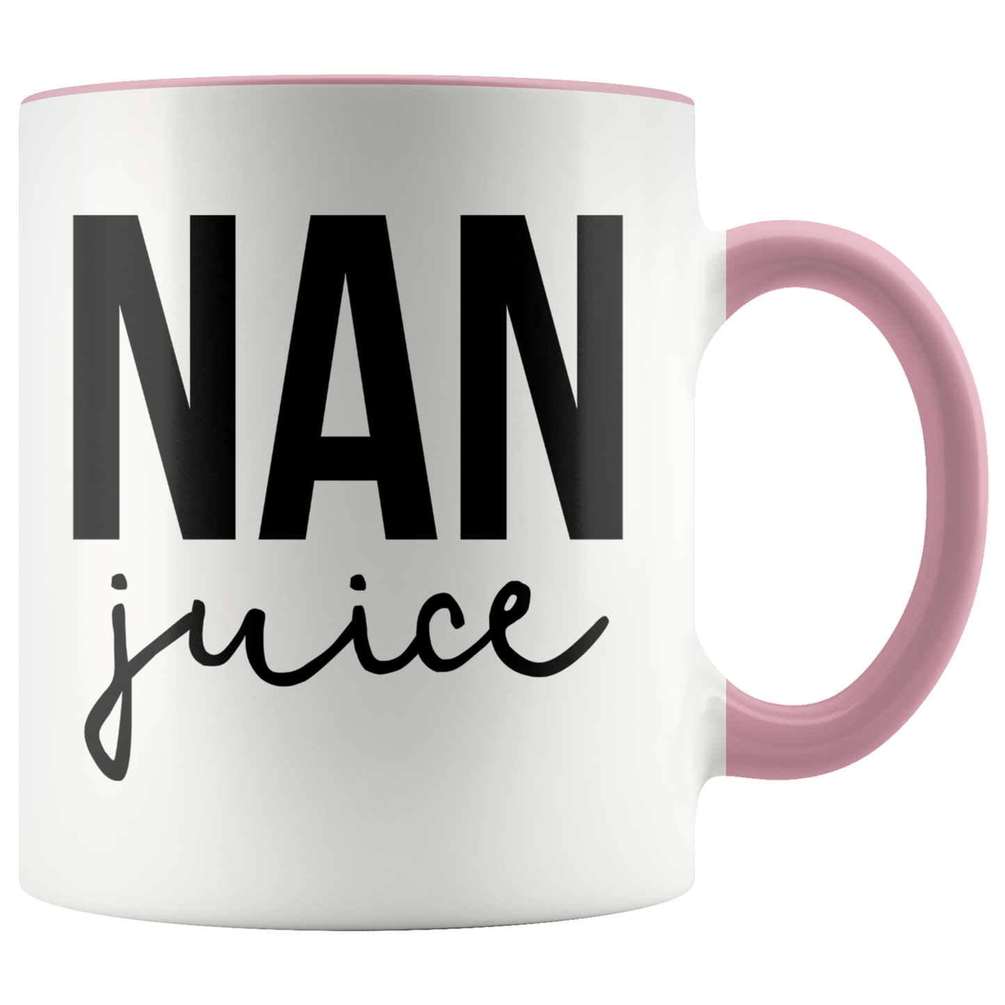 Nan Gifts, Coffee Mug, Two Tone Accent Cup, Birthday Gift for Men and Women